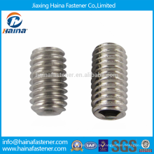 Aço inoxidável DIN 916 parafusos de fixação